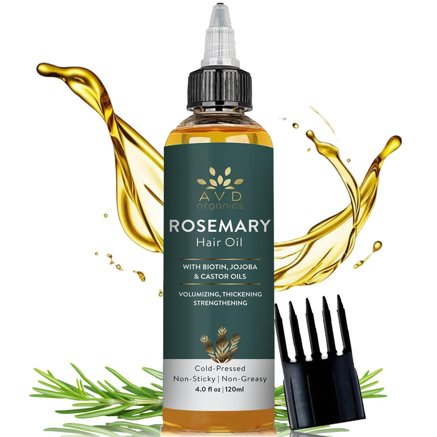 Jojoba Oil for Hair - Natural Cold-Pressed, Unrefined | 120ml (4.05 fl oz) - Ideal for Face, Scalp, Nails & Cuticles