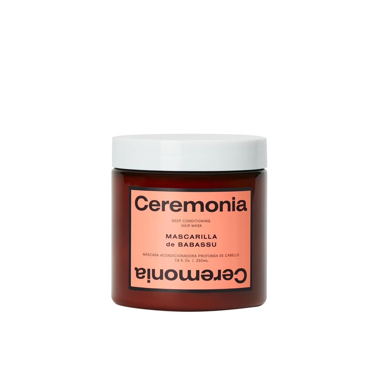 Ceremonia Deep Conditioning Hair Mask - Cupuaçu Butter Hydration Treatment for Dry, Damaged Hair | 7.8 fl oz