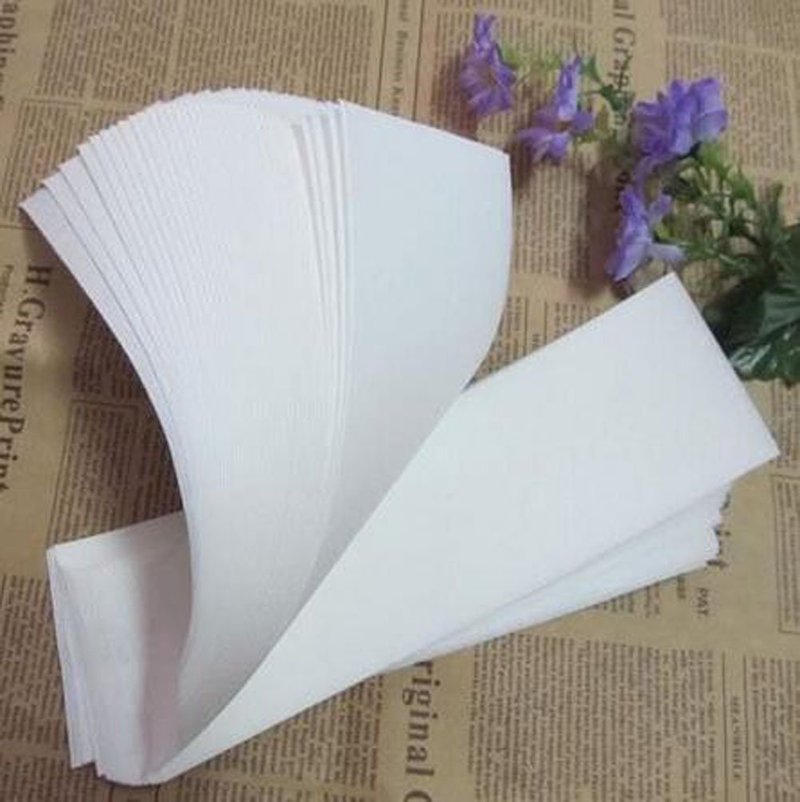 100 PCS Wax Strips Hair Removal Waxing Strips Facial Body Epilating Strips Non Woven Wax Strip for Face Legs Underarms Body and Bikini for Home or Beauty Salon