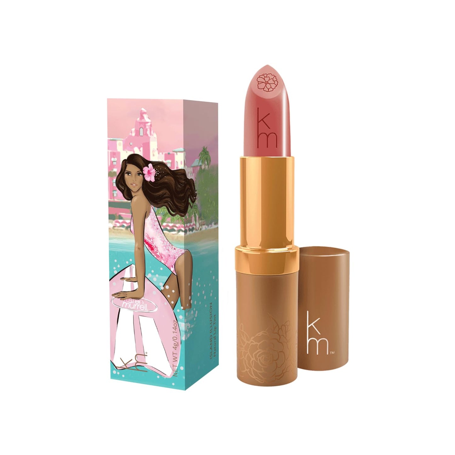 Karen Murrell Color Changing Lipstick - pH-Activated Natural Lip Tint for Healthy, Beautiful Lips | Night Moves