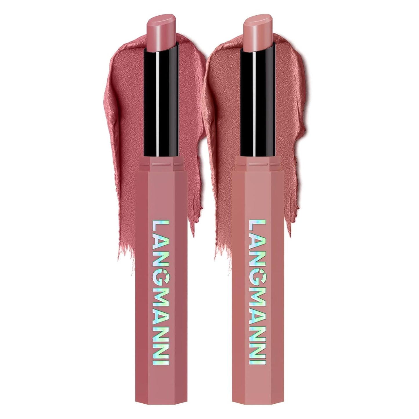 10Pcs Velvet Matte Lipstick Set - High Pigment, Long-Lasting, Waterproof | Soft Dark Nude Shades for Women