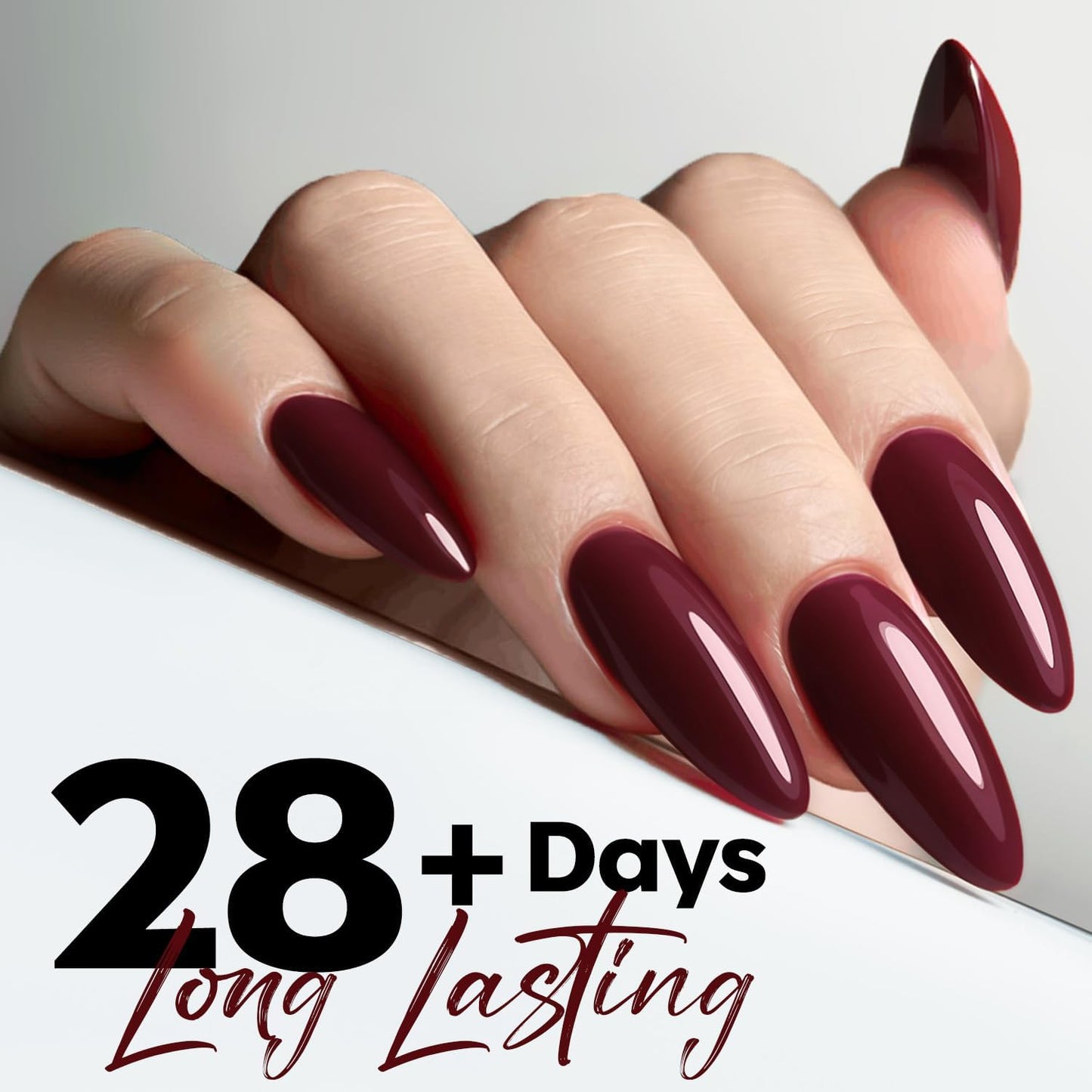Purple Gel Nail Polish - Dark Purple Soak Off Nail Art for Valentine's Day | 15 ML