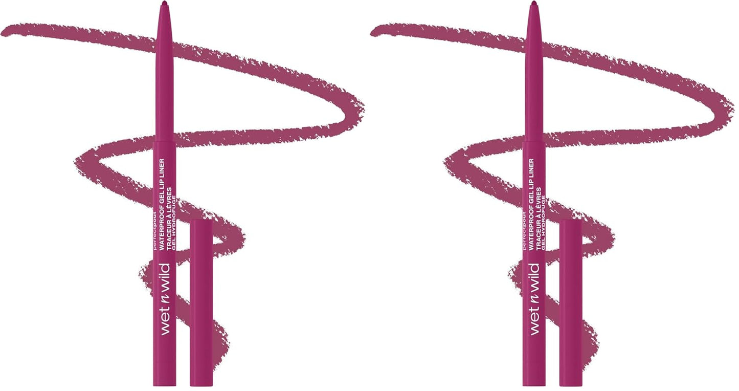 Wet n Wild Perfect Pout Matte Lip Liner - Rich, Creamy, Long-Lasting Color | Vegan & Cruelty-Free - Bare to Comment