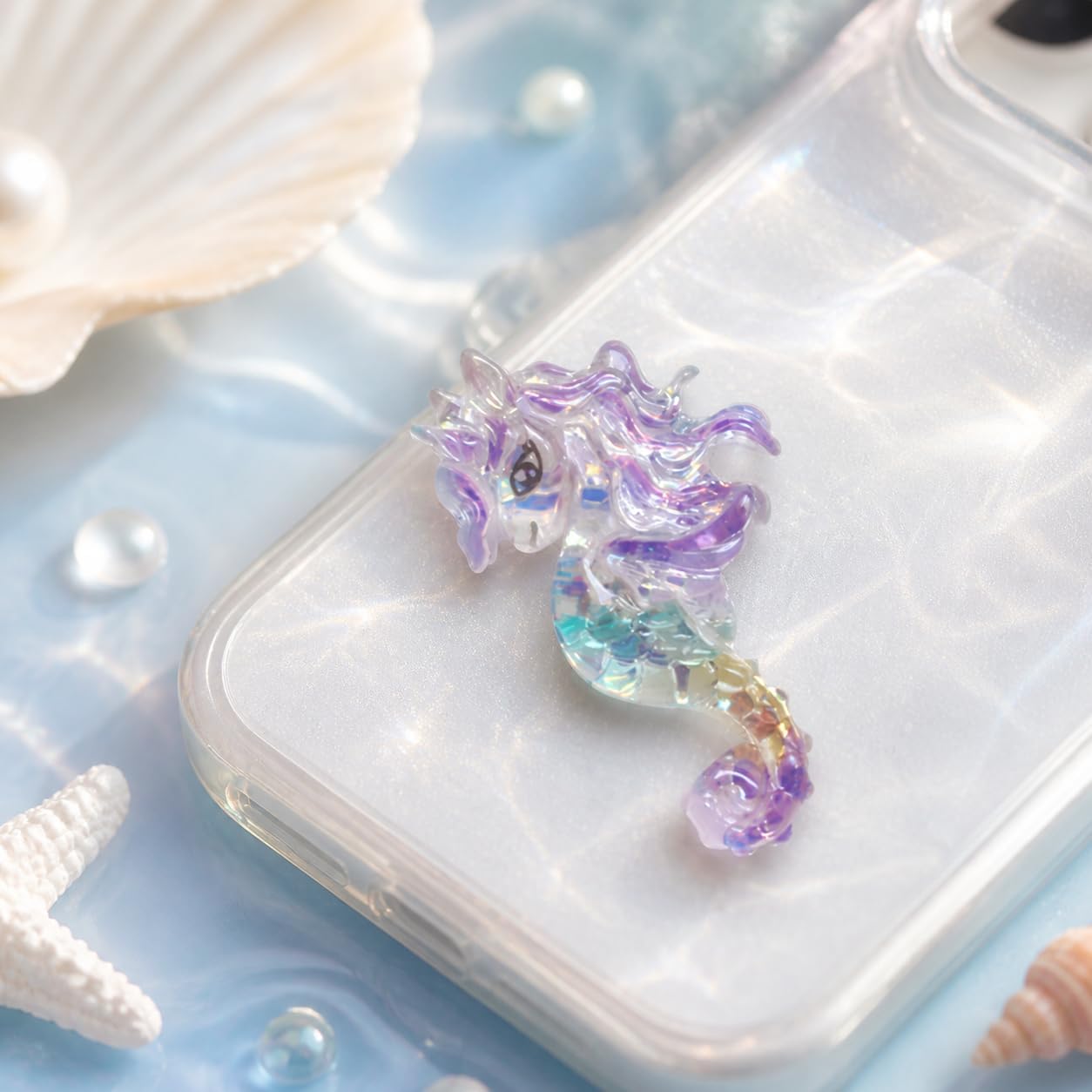 Seahorse Pocket Hug | 10 PCS Cute Ocean Animal Resin Decor Gift Set