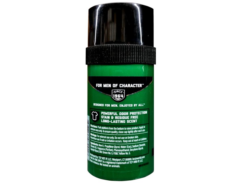 Brut Round Solid Deodorant For Men, 2.5 oz (Pack of 3) Packaging May Vary
