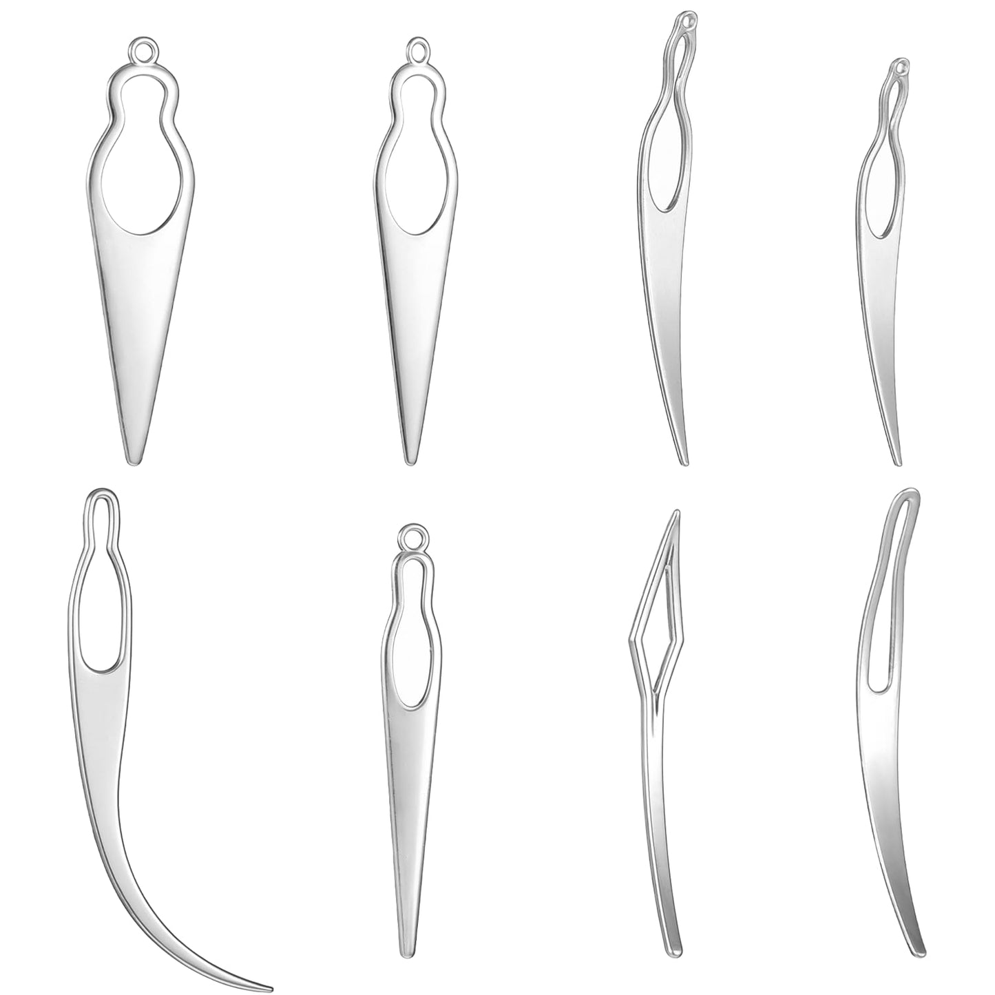 cobee 8Pcs Interlocking Tool for Locs, Loc Tools For Interlocking, Retighten Tool Loc Crochet Needle, Dreadlock Extensions Needle for Dreads Hair Tightening