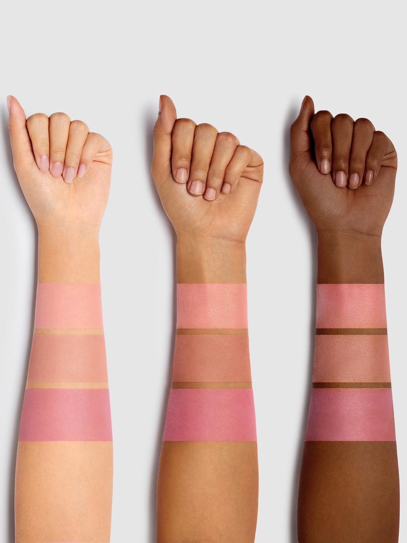 SHEGLAM Sweet Cheeks Blush Trio Blush Powder Silk High Pigment Blush for Cheek-Enamored