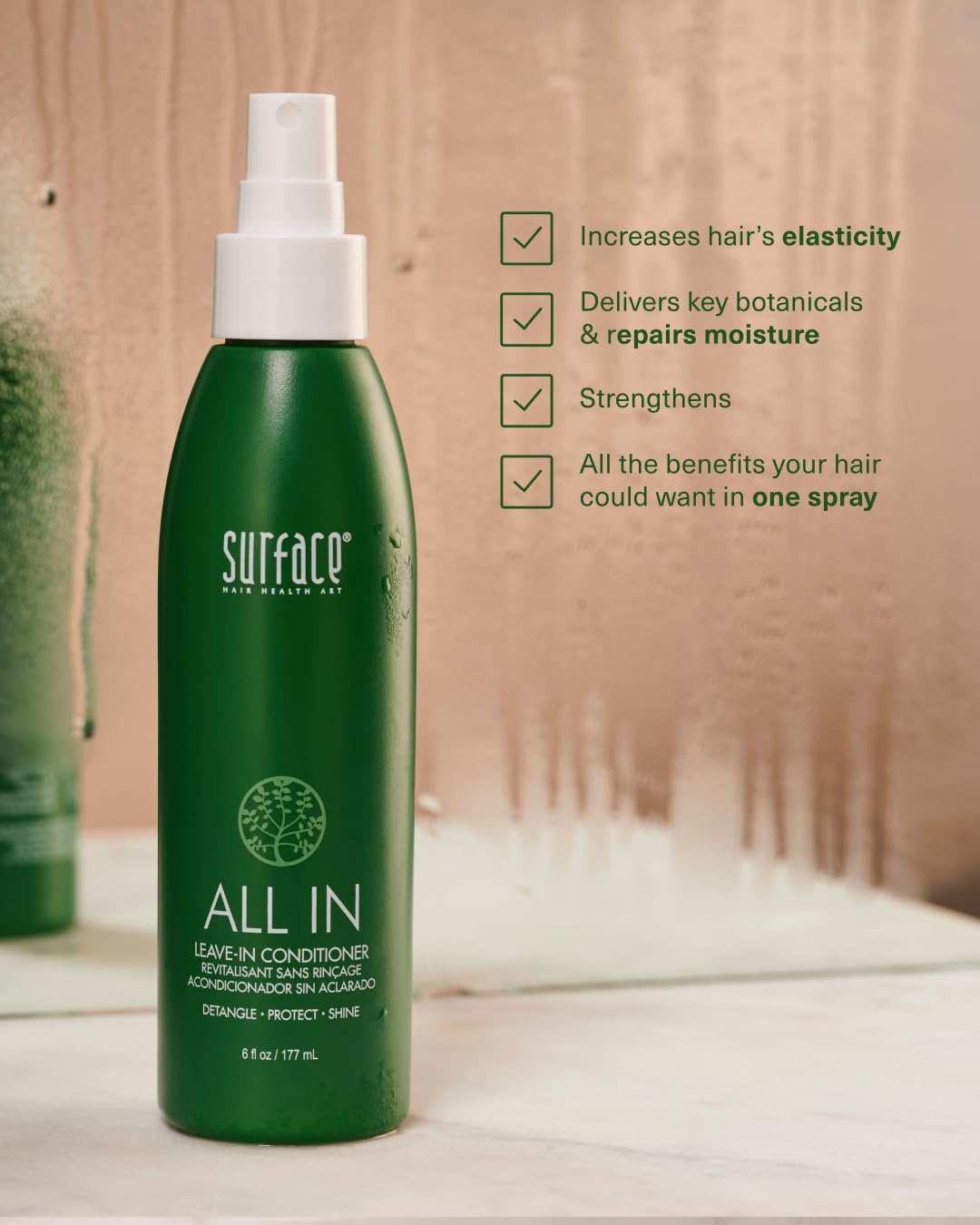 Leave-In Conditioner for All Hair Types - Detangles, Controls Frizz & Strengthens | 6 Fl Oz
