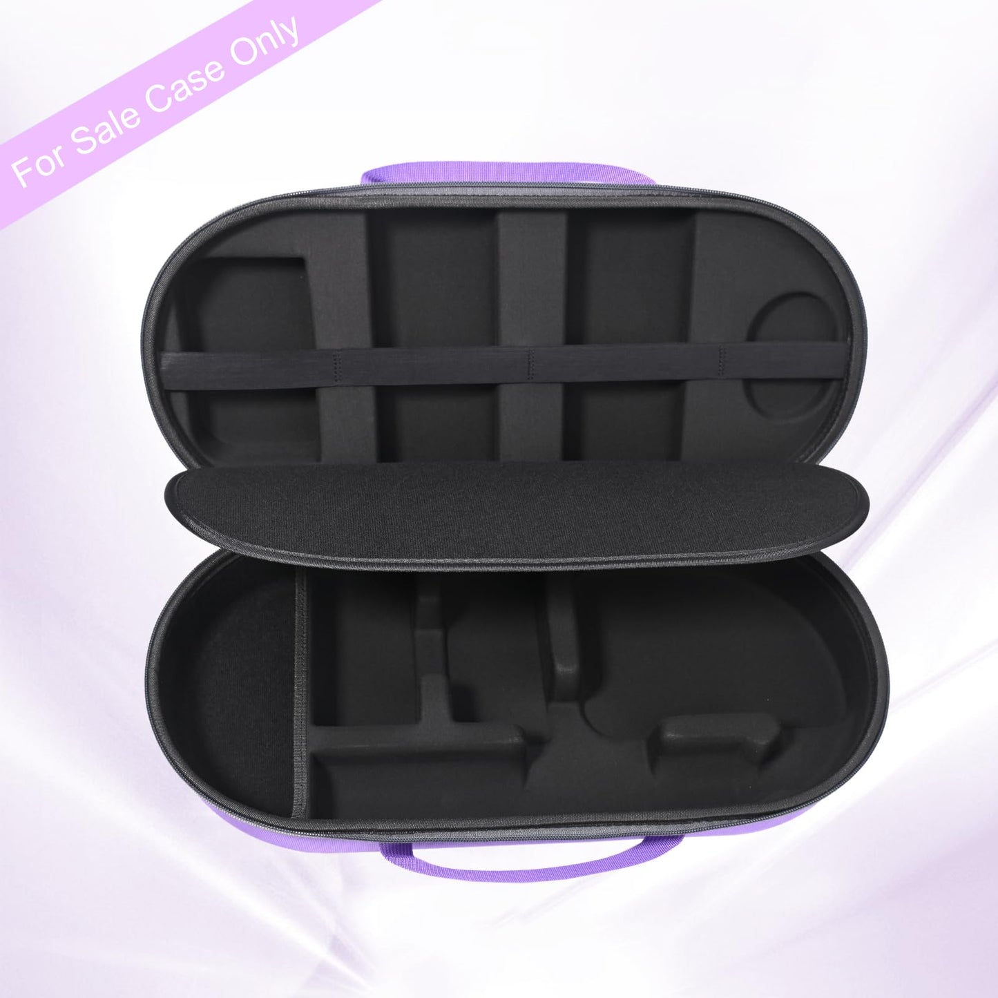 RLSOCO Hard Case for Dyson Airwrap i.d./Airwrap Co-anda2x Multi-Styler and Dryer - Fits 4pcs Long Barrels or Short Barrels - Violet (Case Only,Hair Styler is not Included)