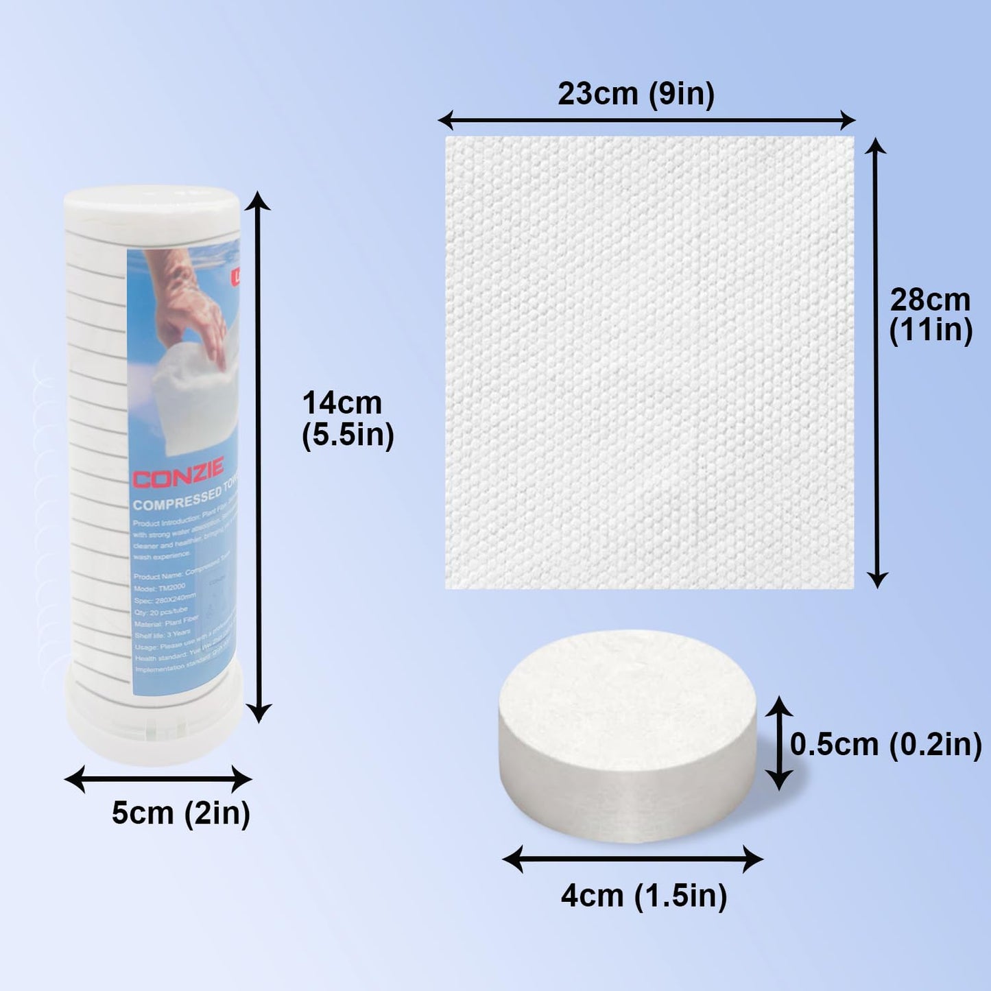 Disposable Compressed Face Towels - 60 Pcs Refills for Hot Towel Heater | Ideal for Smart Towel Warmers