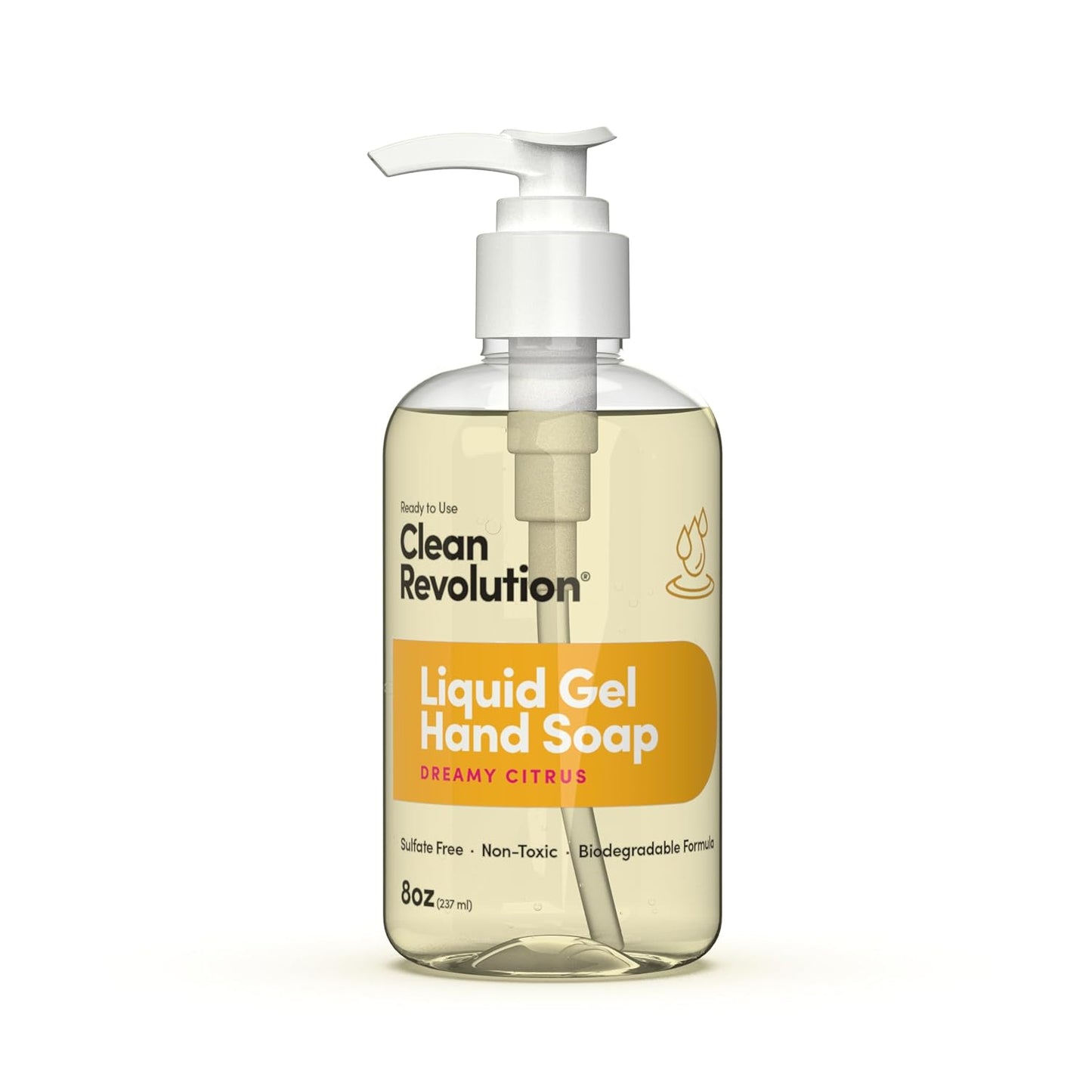 Liquid Gel Hand Soap - Natural Lavender Essential Oils | Silky Rich, Quick Lather, 128 Fl Oz