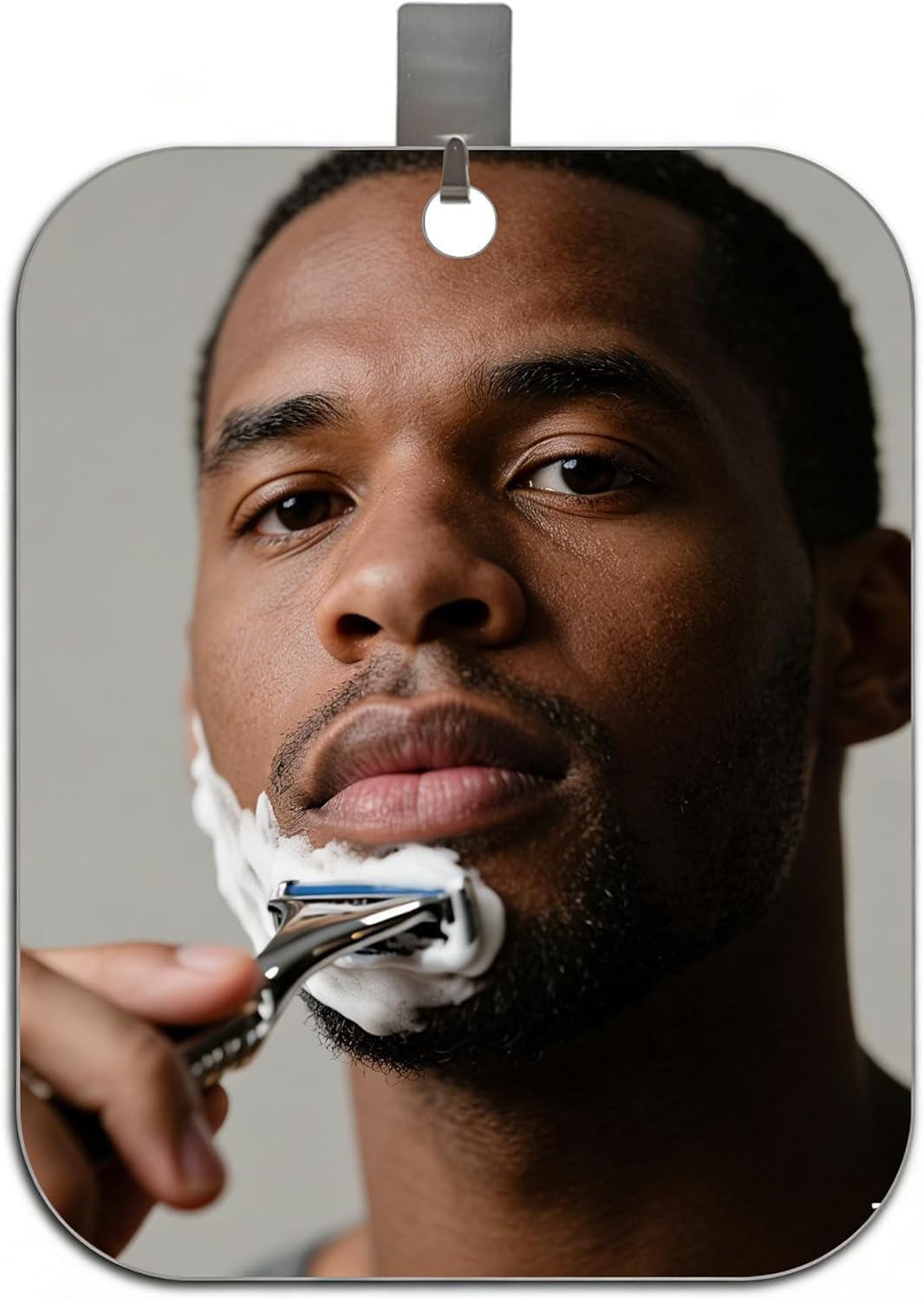 Fogless Shower Mirror for Shaving - Anti-Fog Design | 7"x5.1" Portable Handheld Travel Makeup Mirror