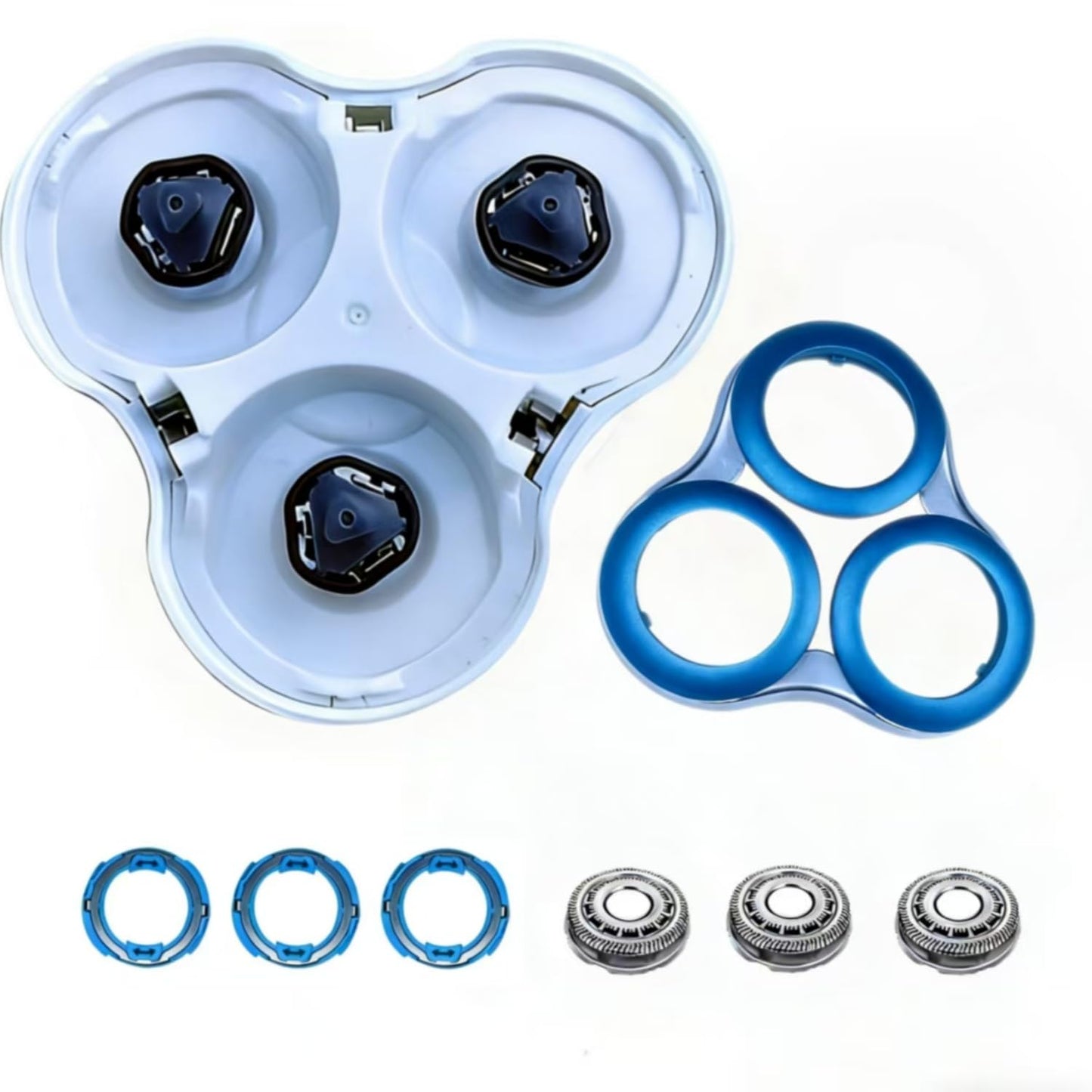 SH70/90 Replacement Heads for Philips Norelco, Compatible with S7782, S7788, S7371, S5588 & All Shavers in Series 7000 (S7xxx) and Series 9000 (S9xxx)