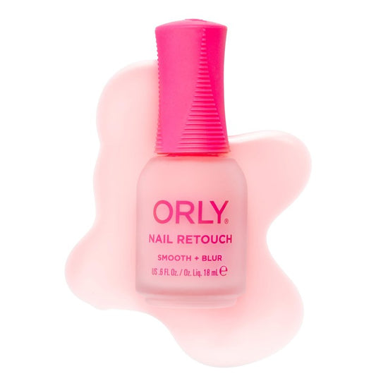 Orly Nail Retouch Smooth + Blur | Nail Perfector for Ridges & Imperfections | Delivers an airbrushed “Photoshop for Your Nails” Effect | Blurs, Smooths & Evens Tone | Matte Finish Base Coat (18 ml)