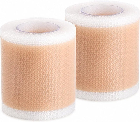 Invisible Silicone Cover Tape - Skincare Protection Roll, 2 Pcs | Waterproof & Durable