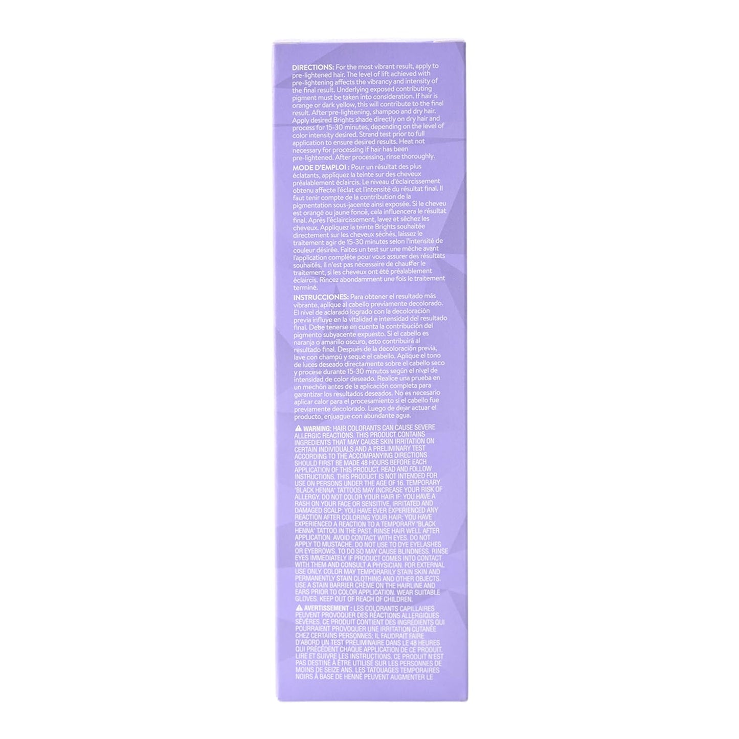 SemiPermanent Brights Hair Color Lavender