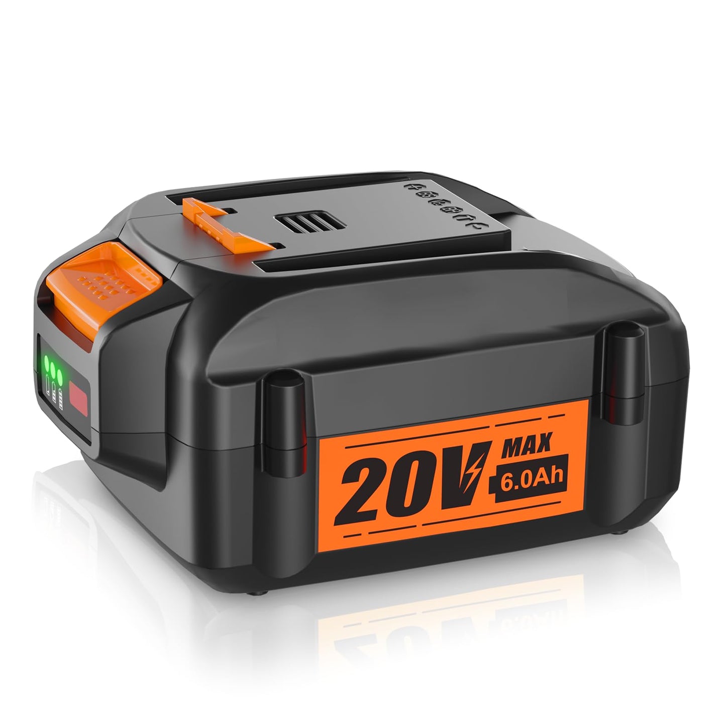 CaliHutt 【Upgrade】 6.0Ah 20V Replace Battery for Worx 20V Battery Compatible with Worx 20 Volt Lithium WA3520 WA3525 WG151s WG155s WG251s WG255s WG540s WG545s WG890 WG891 Cordless Power Tools Battery