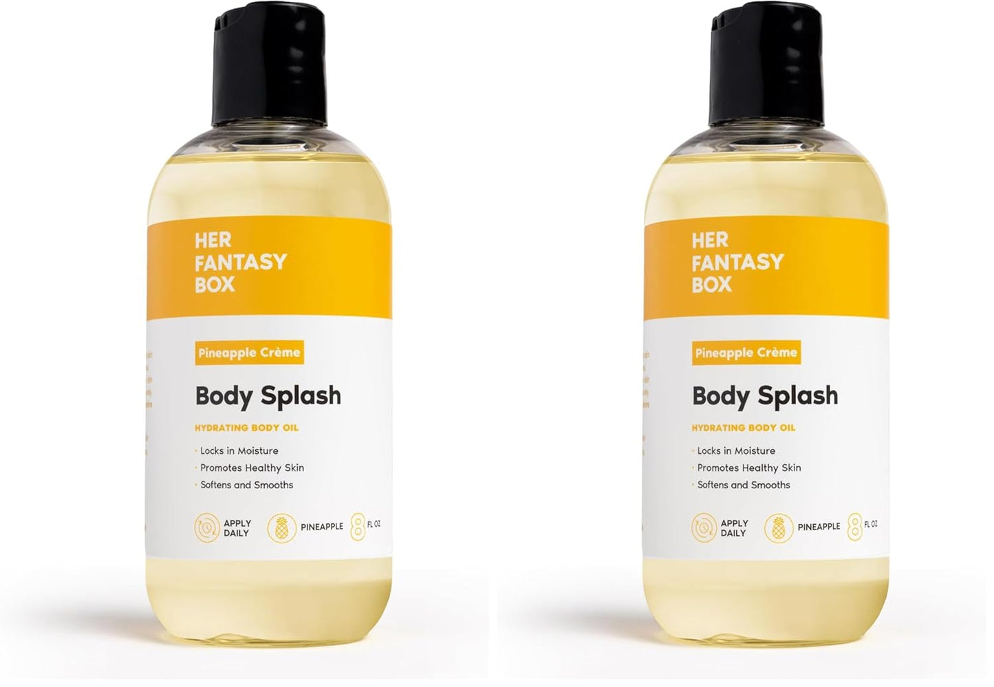 Body Splash Blueberry Crème Fragrance Oil - Fruity Vanilla & Citrus Scent, Lightweight Hydrating Vegan Oil