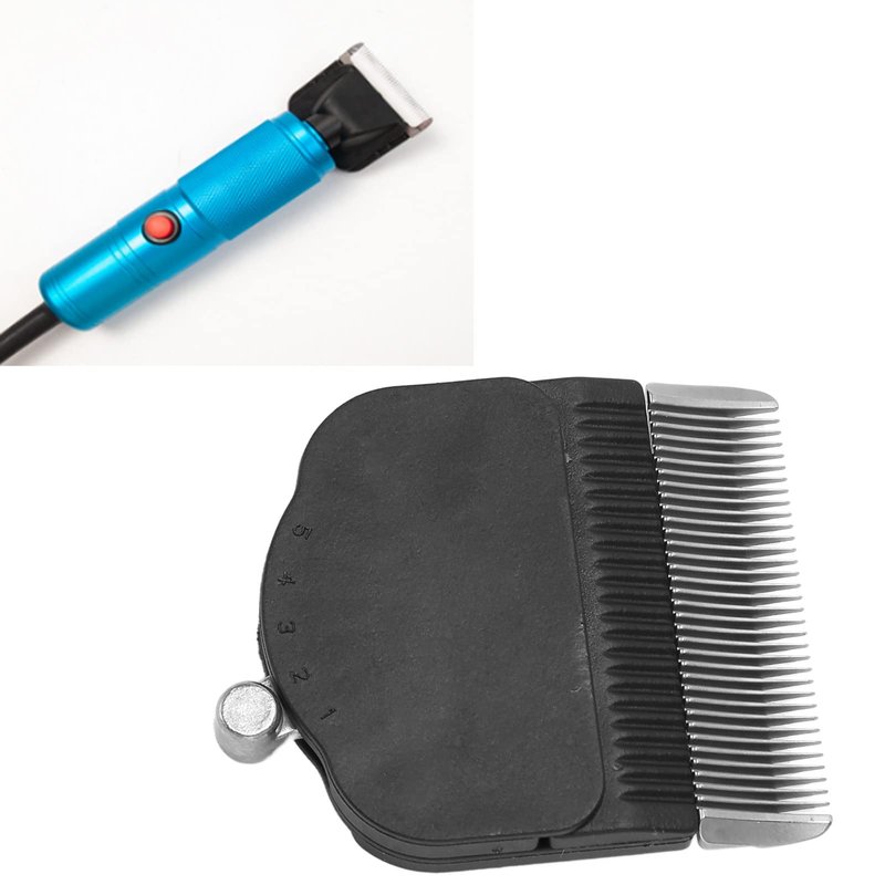 Tufting Clip Blades, Simple Installation Electric Carpet Trimmer Replacement Head Ceramic Stainless Steel Stability 5 Levels Adjustable for Replacement