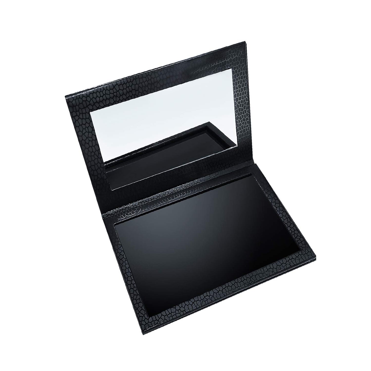 Magnetic Makeup Palette - Empty Palette with Mirror for Eyeshadow, Lipstick & Blush | Black