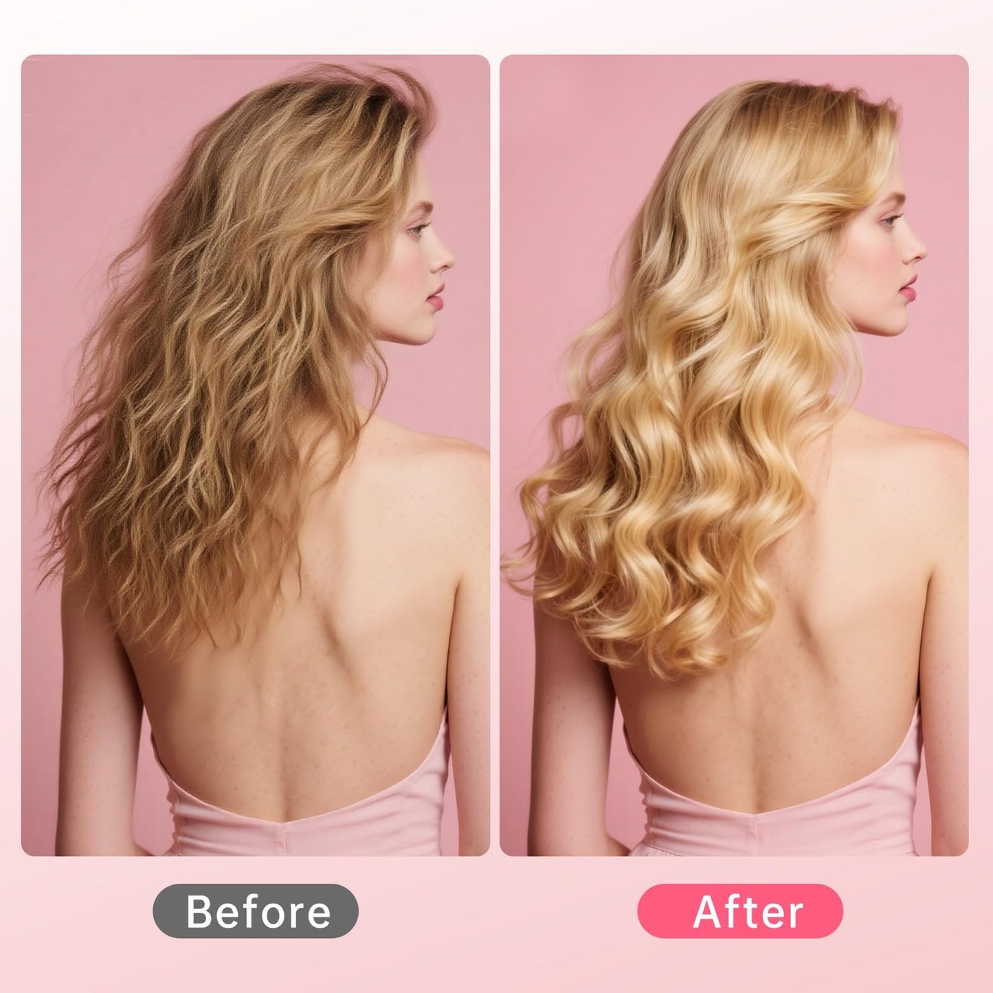 Hahahope Professional 2 Inch Curling Iron
