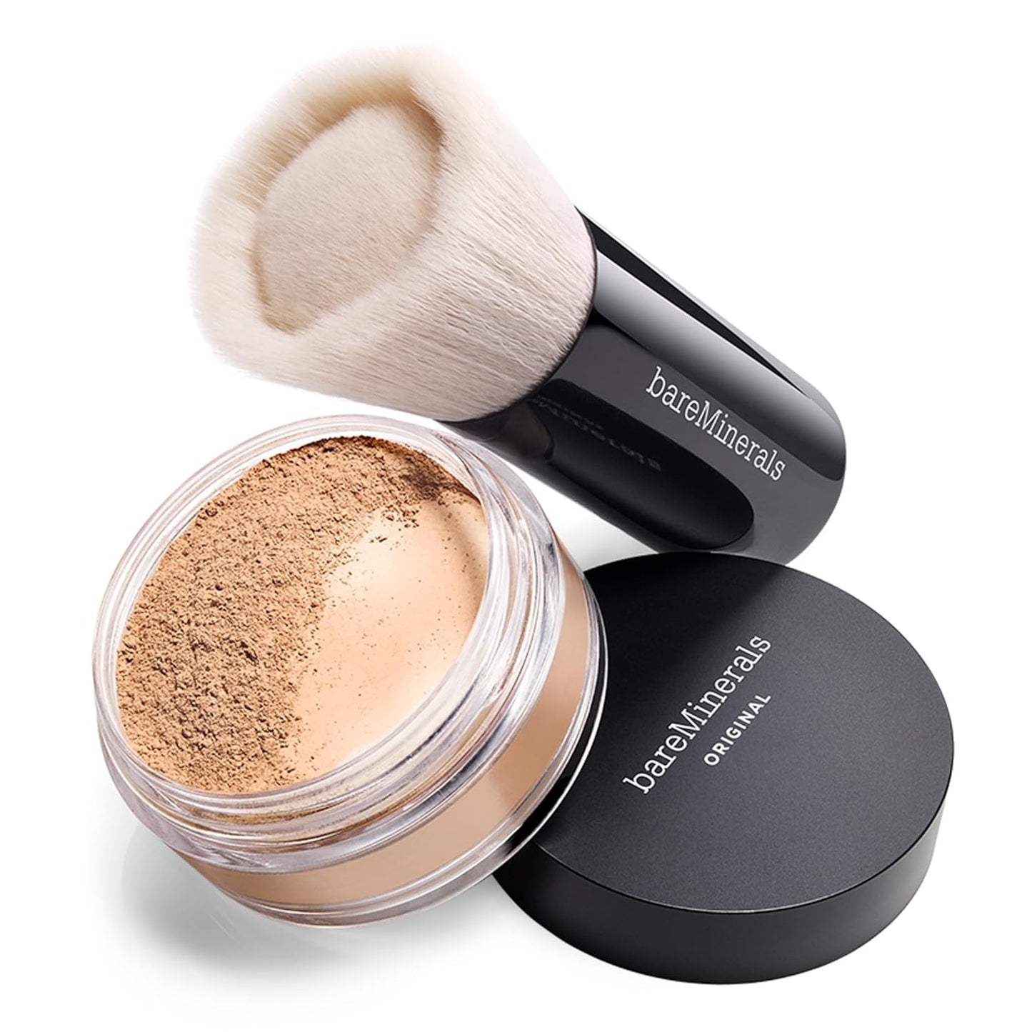 Beautiful Finish Foundation Brush - Blending Brush for Loose Powder, Vegan Synthetic Fibers