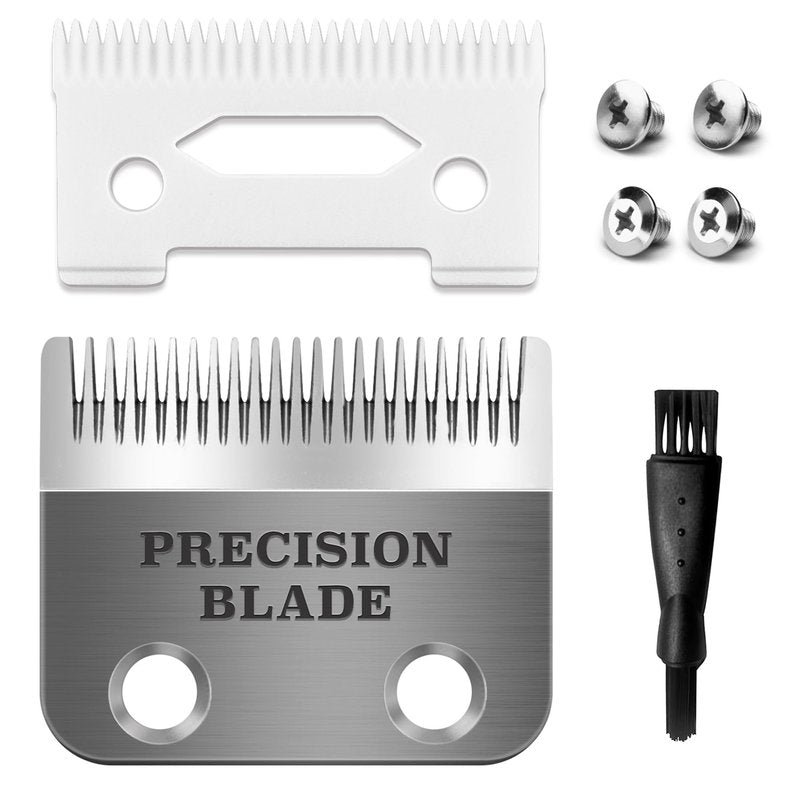 OwnLifeYF Precision Blade Fit for Wahl Clippers Blades, 2 Holes Adjustable Hair Trimmer Parts Replacement Blades, Pack of 1