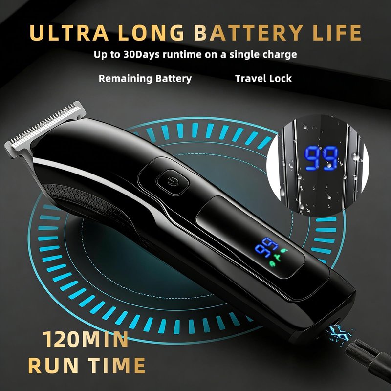 ritarga Beard Trimmer for Men, 20 Length Settings, 14-in-1 Cordless Grooming Kit, Waterproof Electric Razor for Men with A Razor Stand, Hair Trimmer, Nose Hair Trimmer, Cordless Hair Clippers