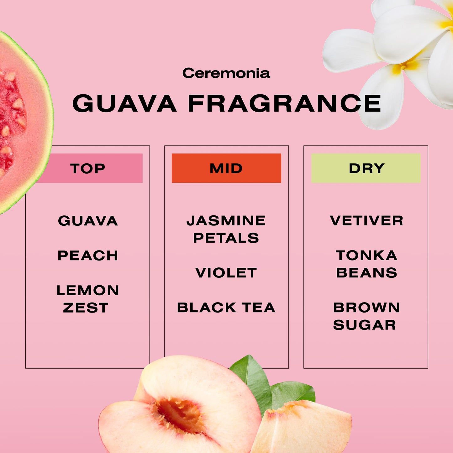 Ceremonia Guava Color & Damage Protect Hair Mask | Moisture Replenishing Treatment for Damaged Hair & Split Ends | Heat & UV Protection, 7.8 fl oz