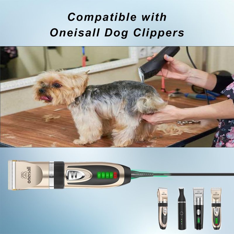 Pinkind Replacement Charger Compatible with oneisall Low Noise Dog Clippers, Charger Cord for SUPRENT Clippers, Pet Hair Clipper Shaver Charging Cable