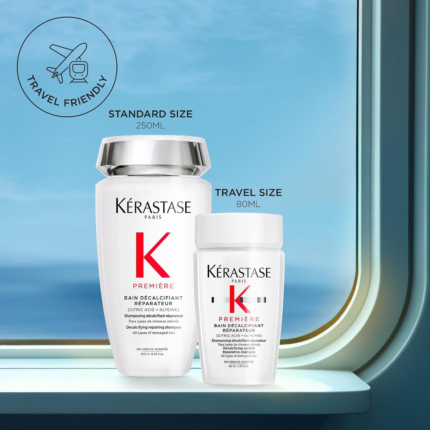 Kerastase Sulfate-Free Hair Repair Shampoo - Strengthens & Smoothes All Damaged Hair Types | With Citric Acid