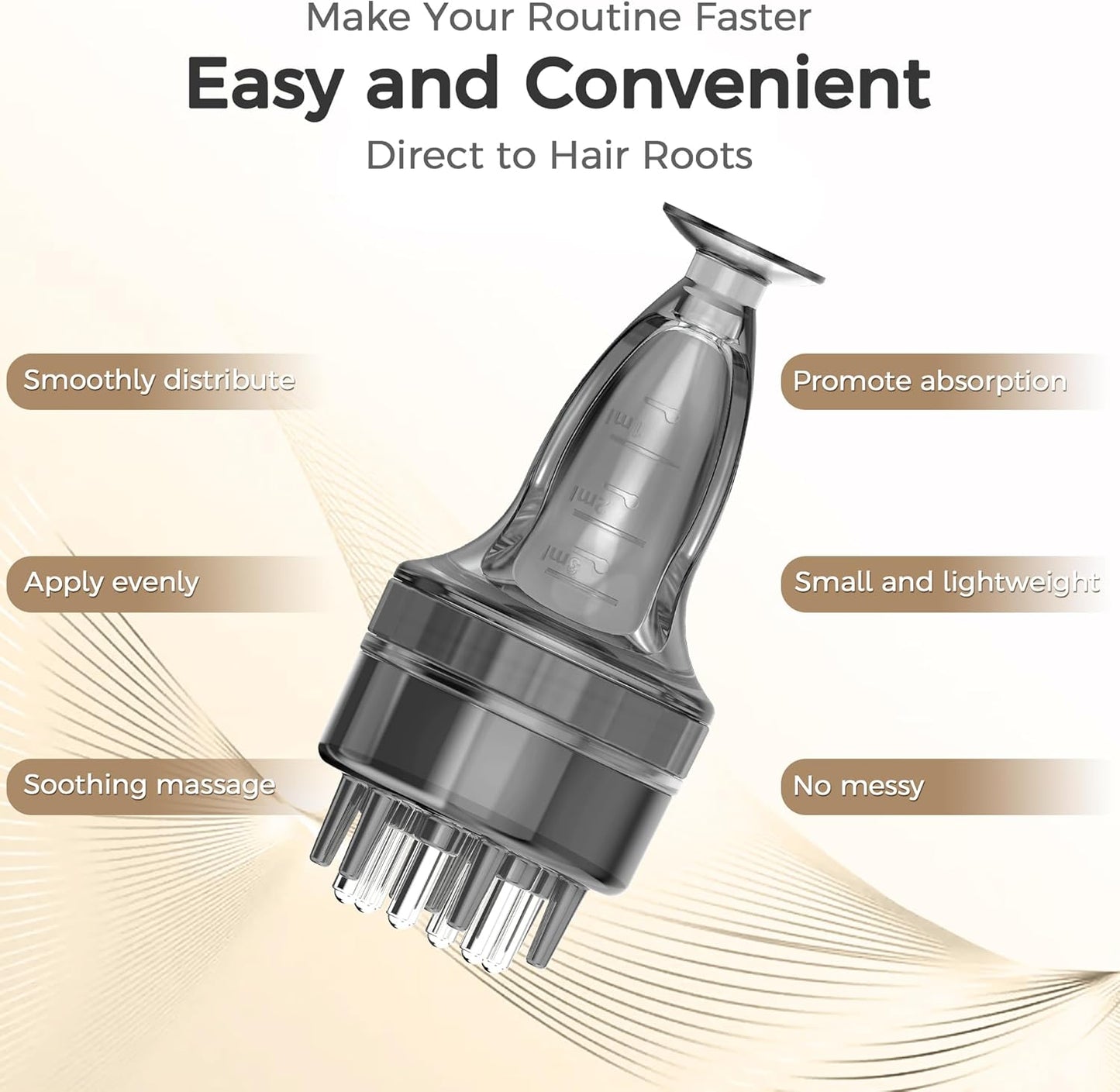 Minoxidil Applicator Tool - Quick & Efficient Hair Serum Application | No Mess, Compact Design