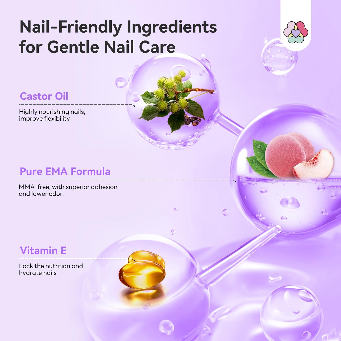 SAVILAND Pure EMA Monomer Acrylic Nail Liquid: Peach Scent Acrylic Liquid Nail Monomer Non-Yellowing Monomer For Acrylics Powder Nail Art 240 ml