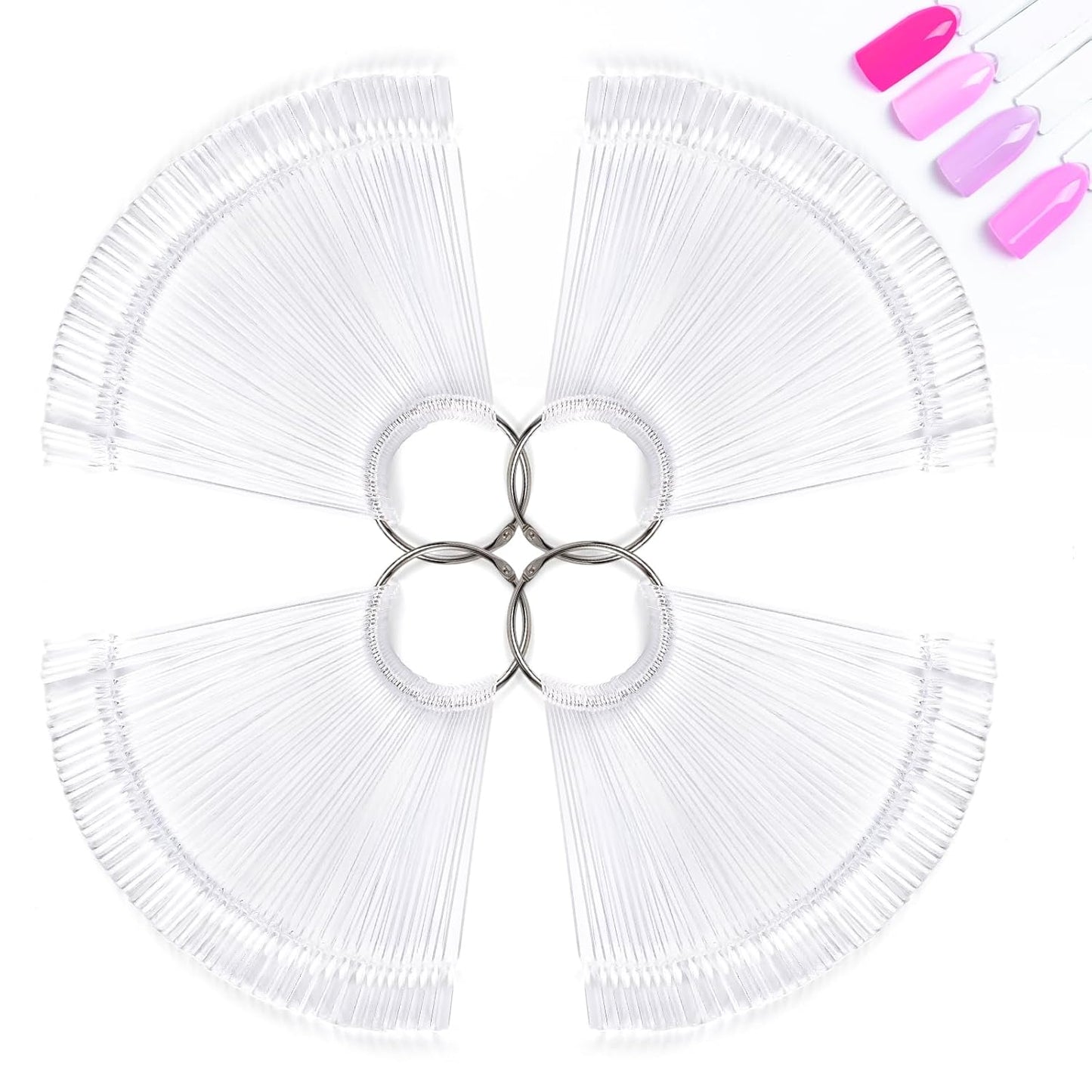 MelodySusie Nail Forms - 100PCS Long Length Strong Adhesion | Acrylic & Gel Extensions for Home or Salon Use