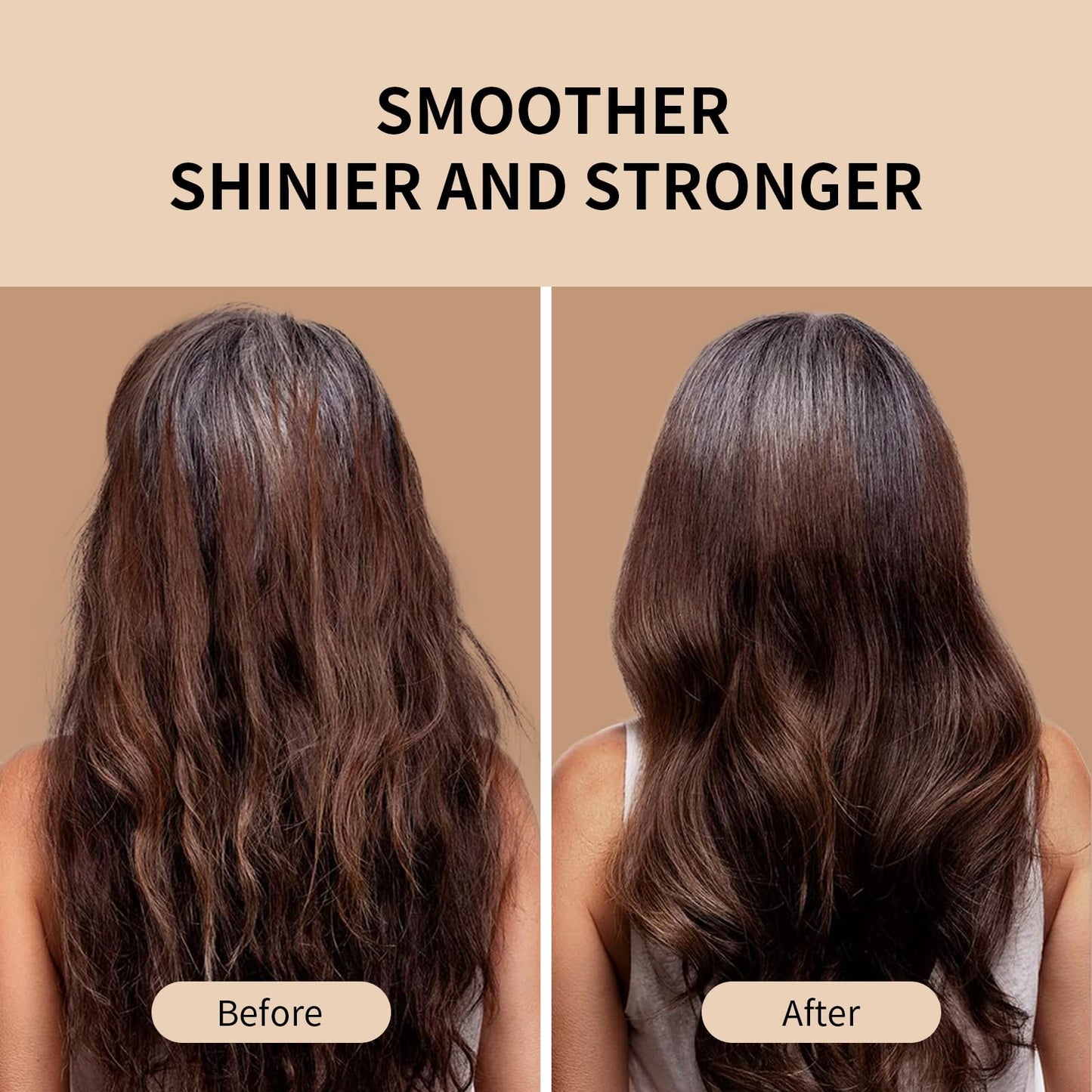 POEROES Hair Oil 50 Capsules - Hair Vitamins A C E Pro B5 - Hair Treatment Serum - Serum for Frizzy and Damaged Hair - Argan & Avocado Oil - Leave in Conditioner for Women & Men