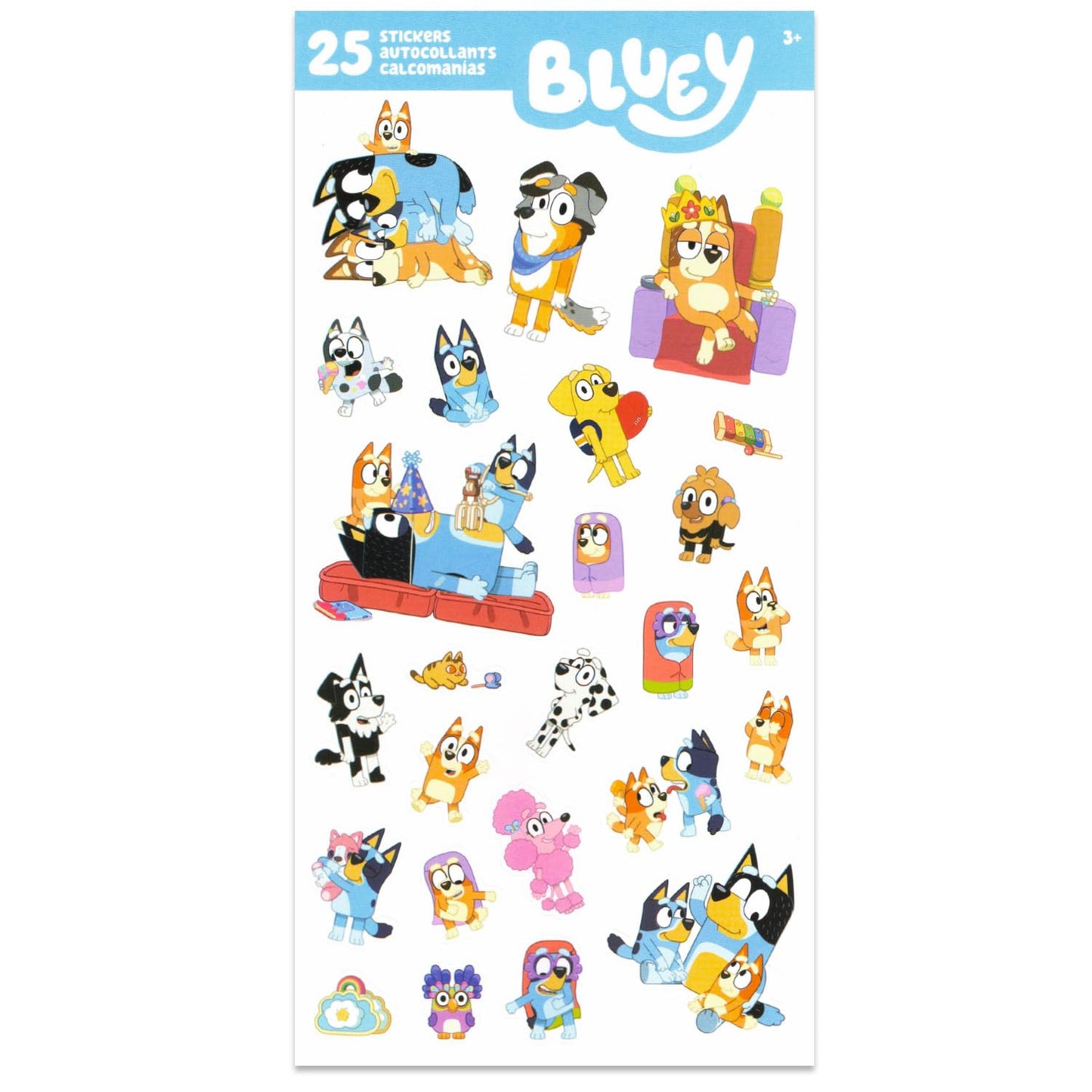 Bluey Beauty Set - Makeup Bundle with Eye Shimmer Palette, Nail Polish & Lip Gloss | Fun Dress-Up Accessories for Kids