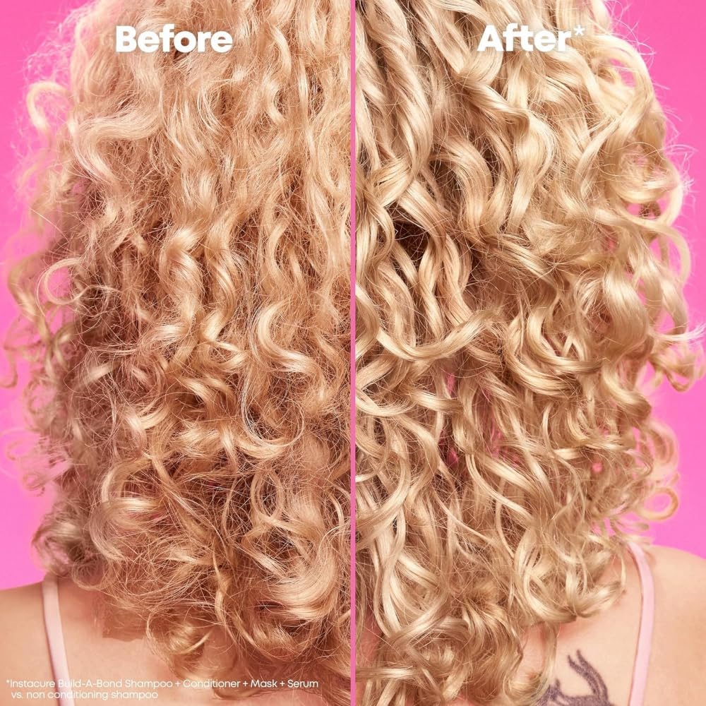 Matrix Instacure Build-A-Bond Mini Trial Kit for Damaged Hair - Shampoo, Conditioner, and Mask Set,Repairs & Strengthens Hair with 1 Billion Bonds Per Bottle, With Citric Acid & Squalane