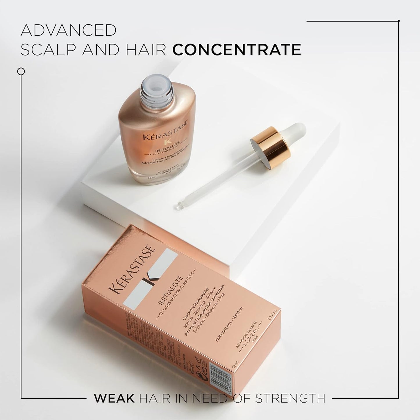 Kérastase Initialiste Scalp & Hair Concentrate - Strengthens, Adds Shine & Softness | 3.4 oz