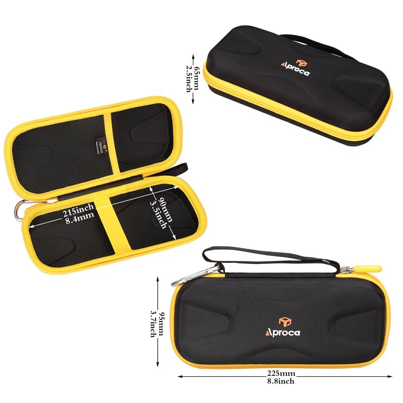 Aproca Portable Hard Storage Case, for Fluke 323/302+ / 324/325 Digital Clamp Meter and Accessories