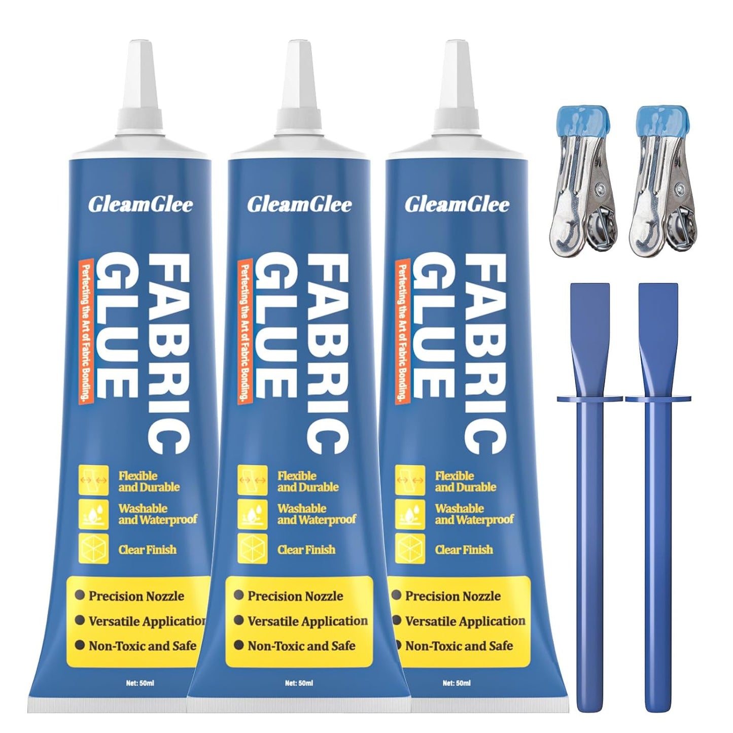 Permanent Fabric Glue - Extra Strong Washable Adhesive for Clothing Repairs, Crafts & Upholstery | 100ml (3.38 oz)