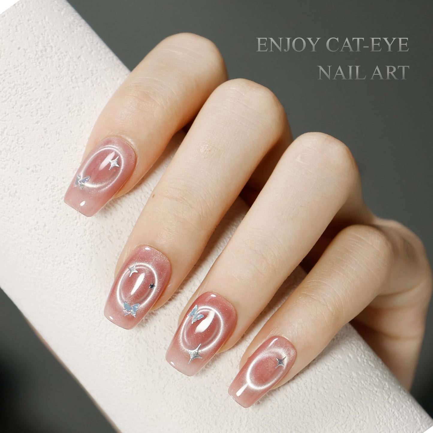 Cat Eye Magnet Ring for Nails - Strong Hollow Circle Tool for Black Hole & Halo Effects | Precision DIY Gel Polish