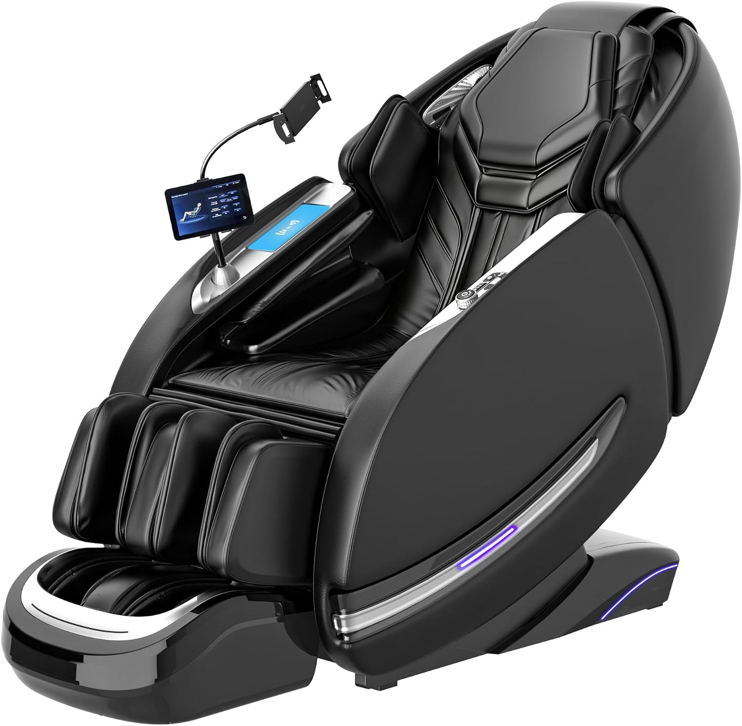 Full Body Massage Chair - Zero Gravity SL-Track Shiatsu Recliner with 12 Auto Modes, Heated Waist & Calf | L183 Black