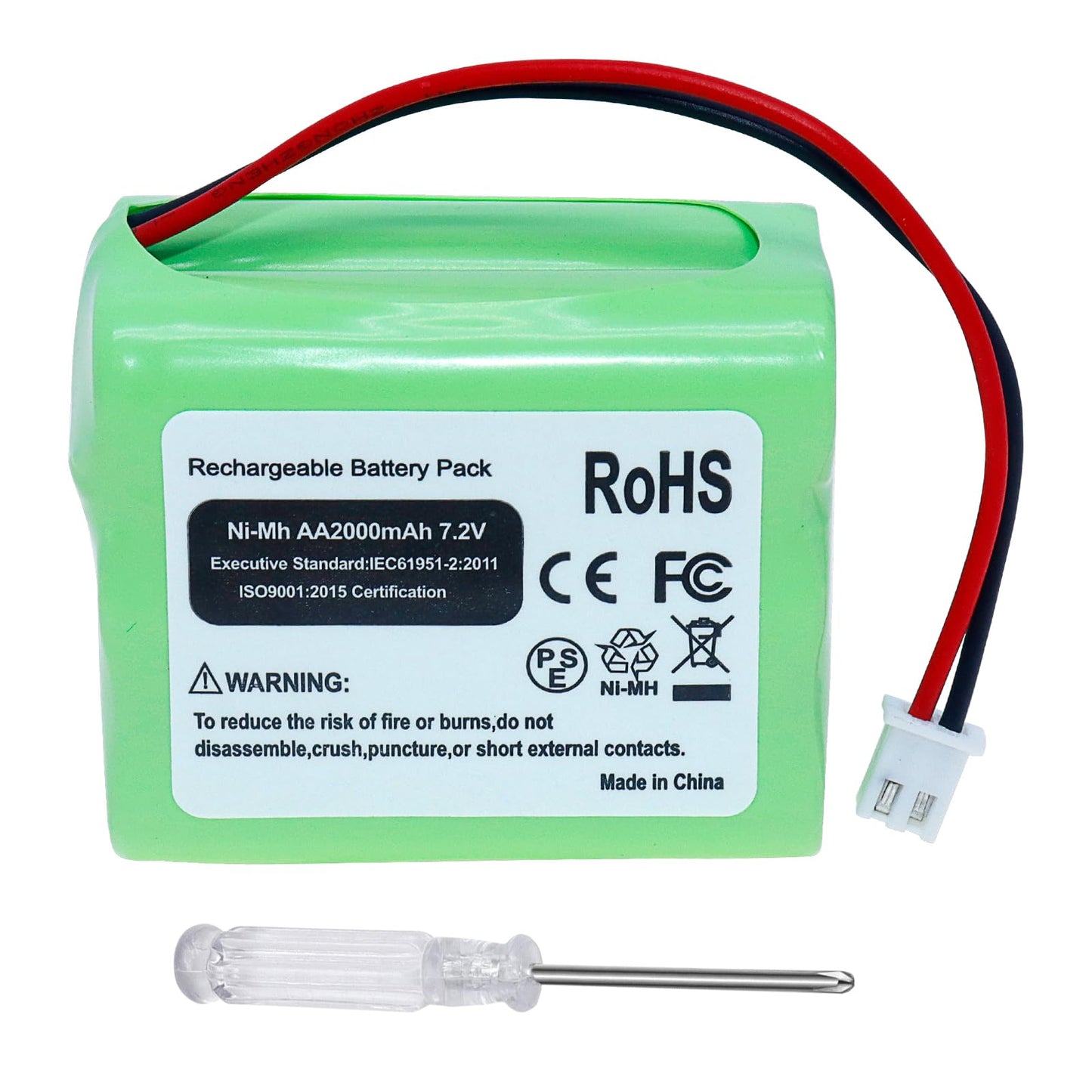Re-Batt Battery Replacement for 2Gig BATT1, BATT1X, BATT2X, 6MR2000AAY4Z, GC2 2GIG-CNTRL2 2GIG-CP2, GCKIT311, 228844, Go Control Security Panel Alarm System 10-000013-001, Linear PERS-4200
