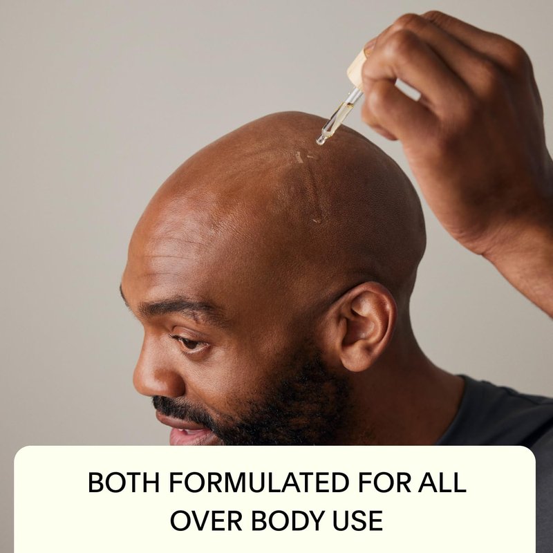 Leaf Shave | Leaf Care Set - Includes Shave Oil (1.7 fl oz) and Calming Serum (1 fl oz), Reusable Glass Bottles for Pre- and Post-Shave Skin Care