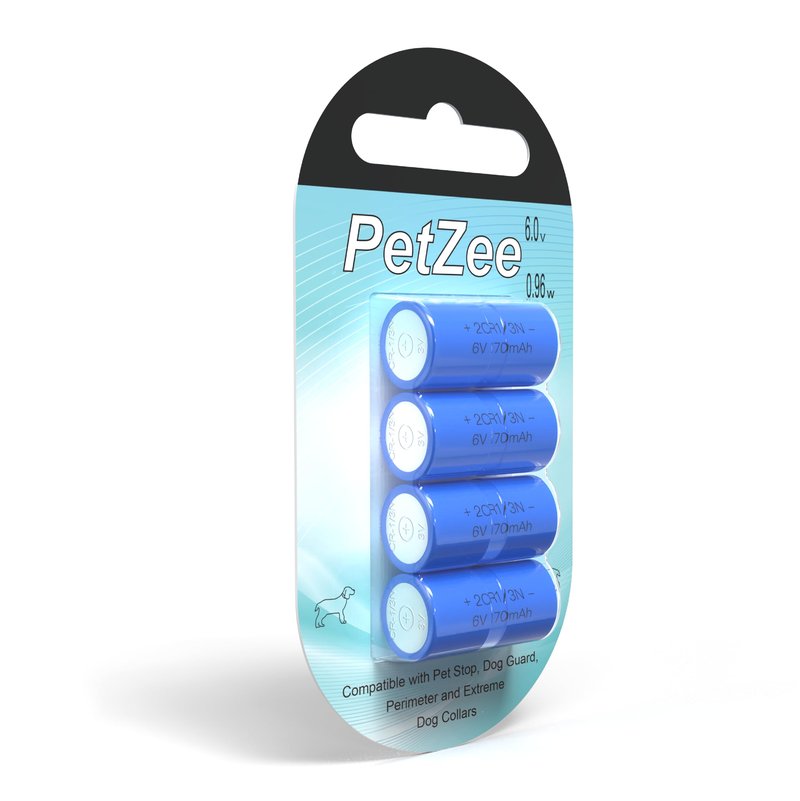 2CR1/3N 170mAh Battery Compatible with Pet Stop, and Dog Guard, Perimeter and Extreme Dog Collars, 4PK