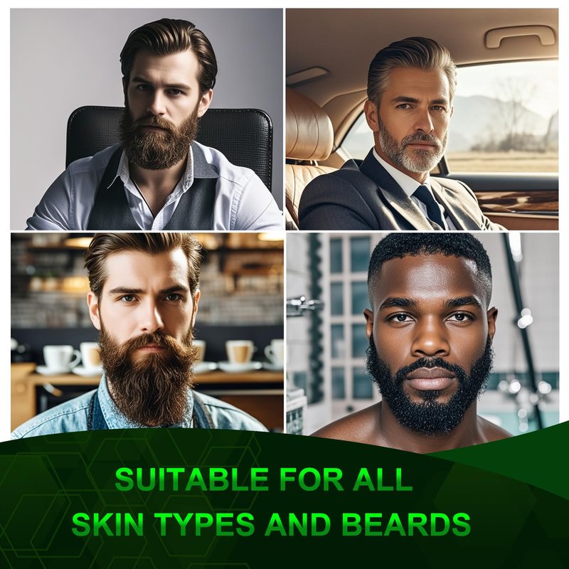 Beard Balm-2X Concentration Biotin -Styles, Growth, Strengthens & Softens Beards and Mustaches - Natural Beard Conditioner Wax with Organic Shea Butter, Argan & Jojoba Oils