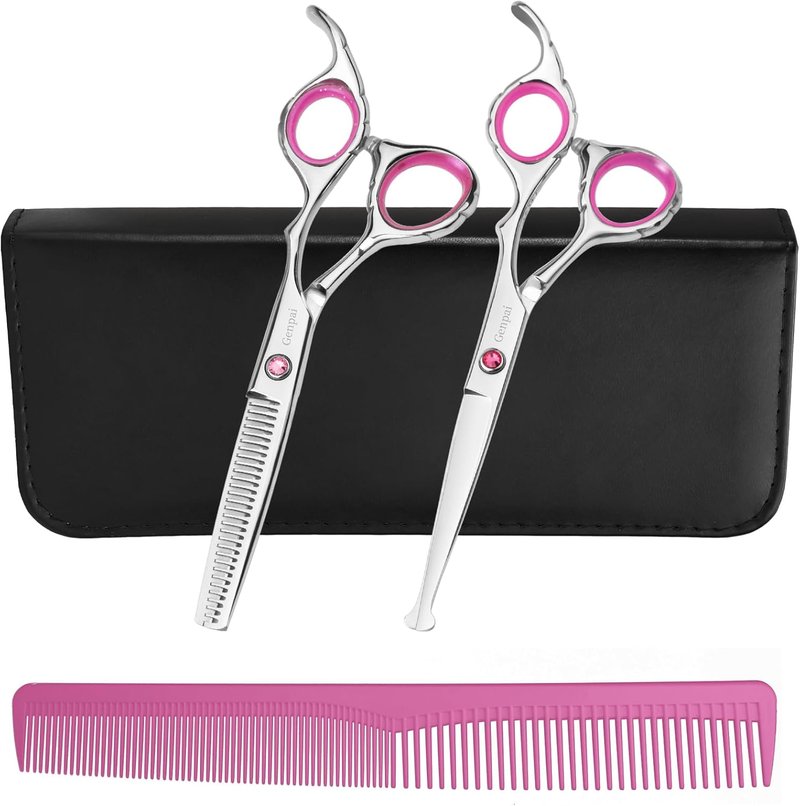 Toddler Haircut Scissors Kit - 11-Piece Stainless Steel Hair Clippers for Kids | Professional Barber Grooming Tools