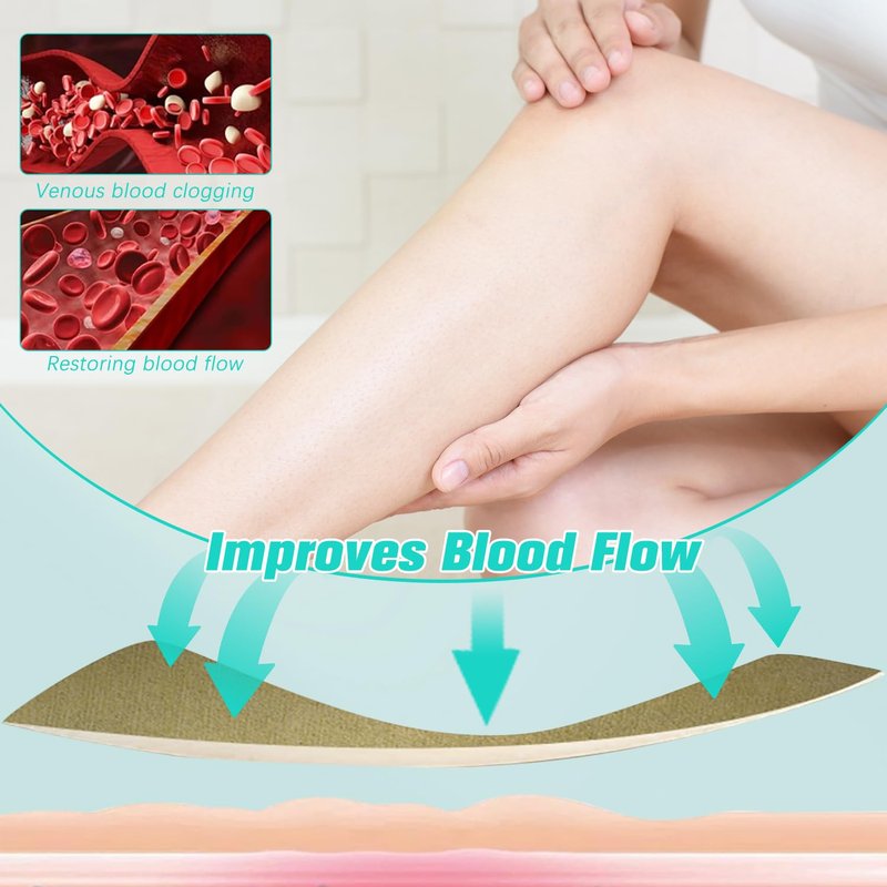 Varicose Veins Patch - Professional Treatment for Legs | 2 Pack, Natural Ingredients for All Skin Types