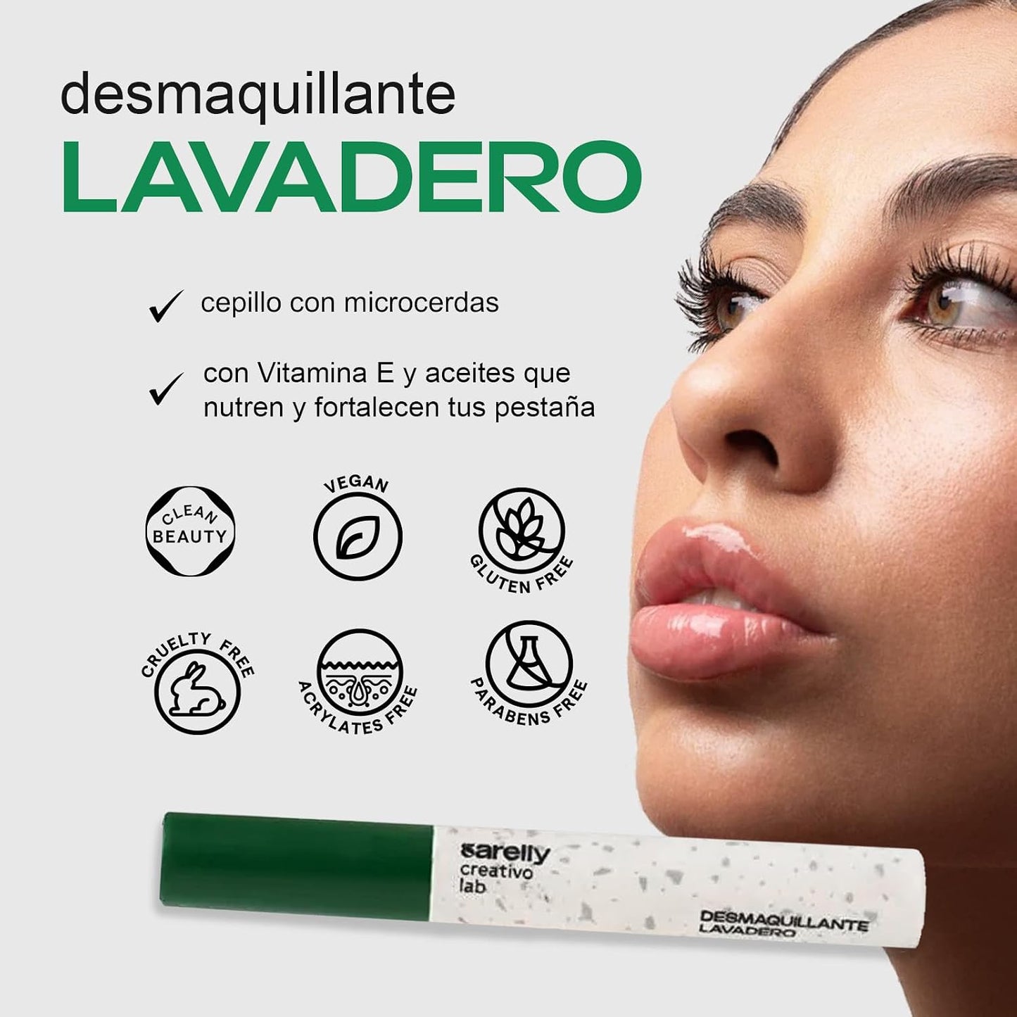 SARELLY Mascara Kit - Waterproof Volume & Gentle Eye Makeup Remover | Vegan & Cruelty-Free | 3-Pack