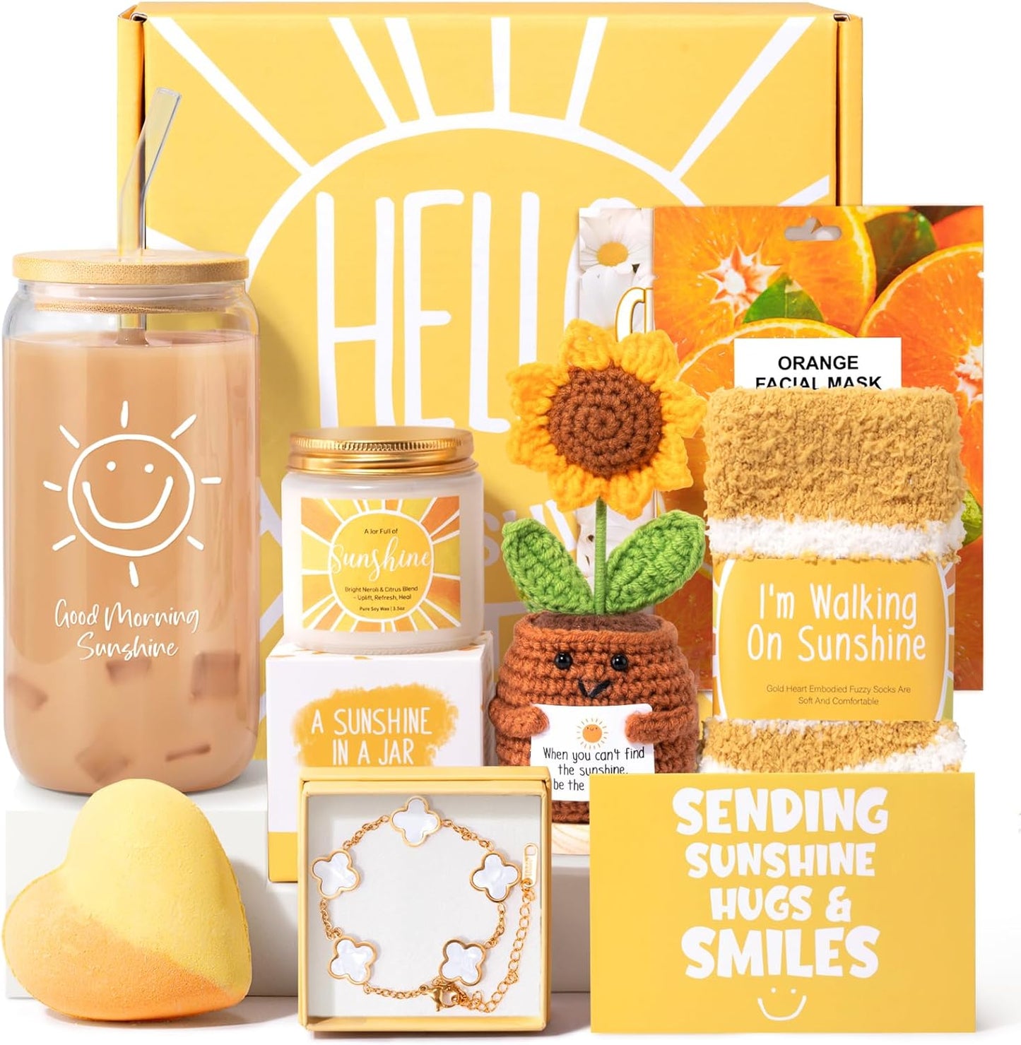 Gift Baskets for Women - 9-Piece Birthday Gift Set | Trendy Aesthetic Cup for Teen Girls, Perfect for Sweet 16, 18 & 21 Celebrations